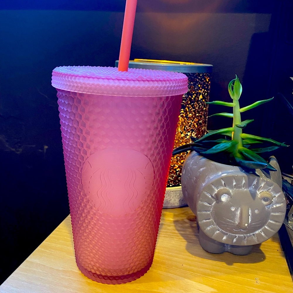 2022 Pink Lemonade Studded Starbucks Tumbler 💕🍋